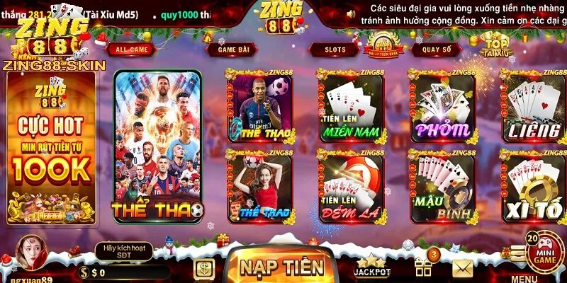 Zing88 - Nền tảng giải trí cá cược trực tuyến uy tín